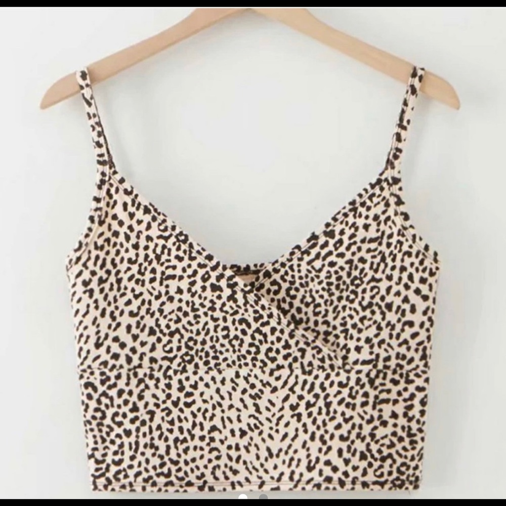 Leopard print cami top